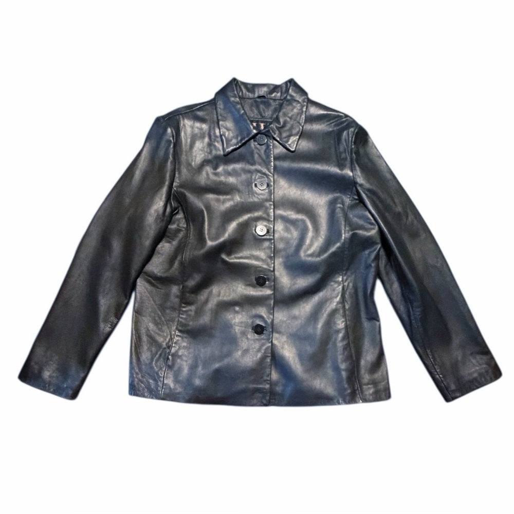 New York by Winlit Genuine Leather Jacket‎ Black XL